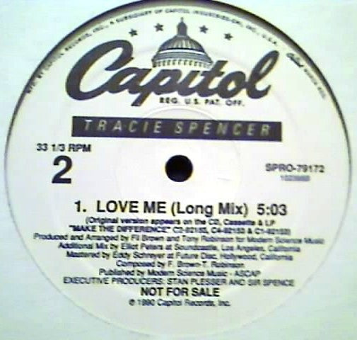 Tracie Spencer : Love Me (12", Promo)