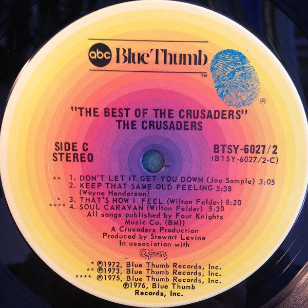 The Crusaders : The Best Of The Crusaders (2xLP, Comp)