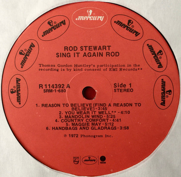 Rod Stewart : Sing It Again Rod (LP, Comp, Club, RE, RCA)