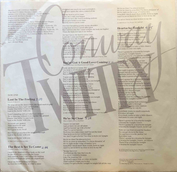 Conway Twitty : Lost In The Feeling (LP, Album)