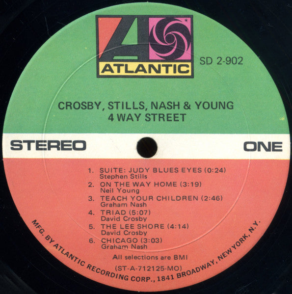 Crosby, Stills, Nash & Young : 4 Way Street (2xLP, Album, MO)