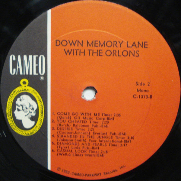 The Orlons : Down Memory Lane (LP, Mono)