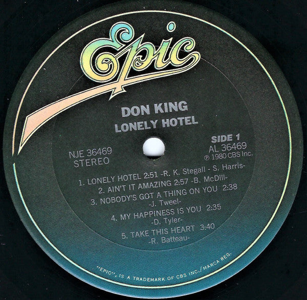 Don King (6) : Lonely Hotel (LP, Album)
