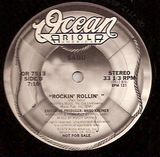 Sabu : We're Gonna Rock / Rockin' Rollin' (12", Promo)