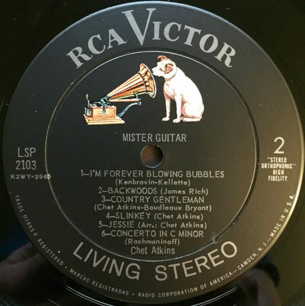 Chet Atkins : Mister Guitar (LP, Album, Ind)