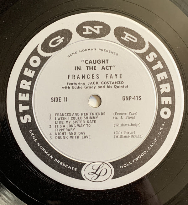 Frances Faye : Caught In The Act (LP, Album)