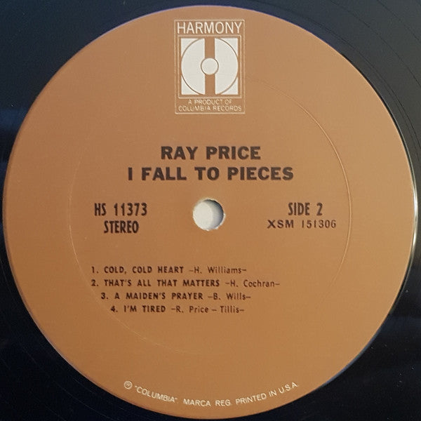 Ray Price : I Fall To Pieces (LP, Comp)