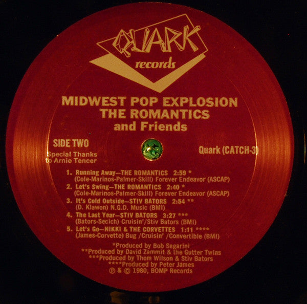 The Romantics And Various : Midwest Pop Explosion! (LP, Comp)