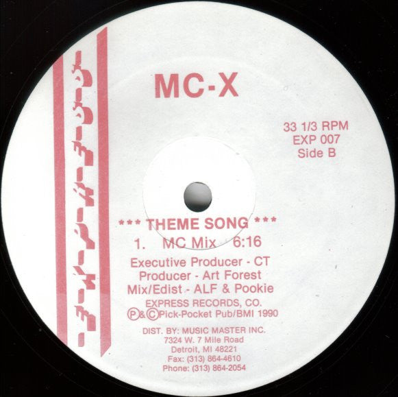 MC-X (2) : All Men Are Created Equal (12")