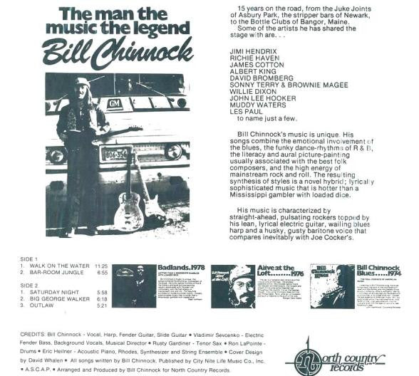 Bill Chinnock : "Alive" At The Loft (12", EP, RE)