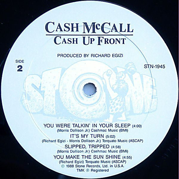 Cash McCall : Cash Up Front (LP, Album)