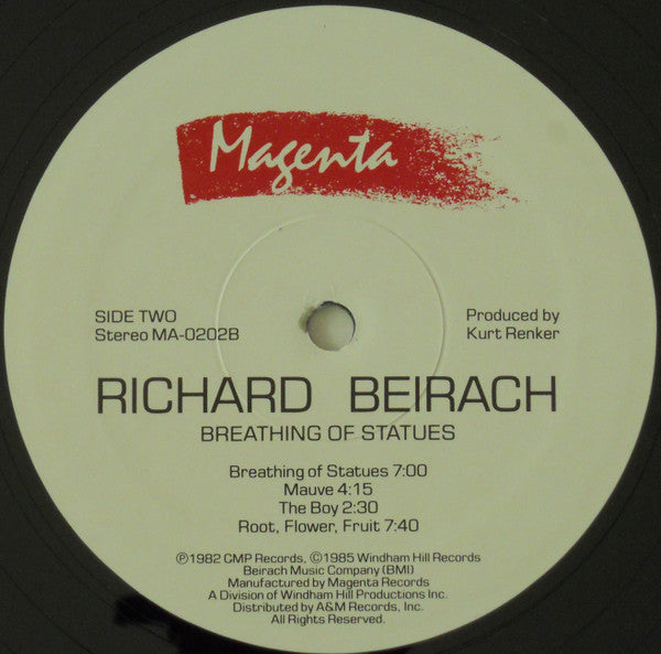 Richard Beirach : Breathing Of Statues (LP, Album)