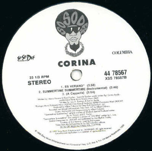 Corina : Summertime Summertime (12", Whi)
