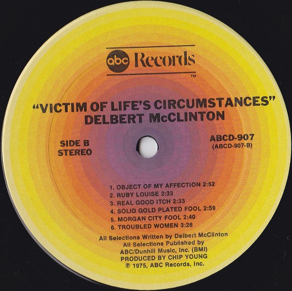 Delbert McClinton : Victim Of Life's Circumstances (LP, Album, Ter)