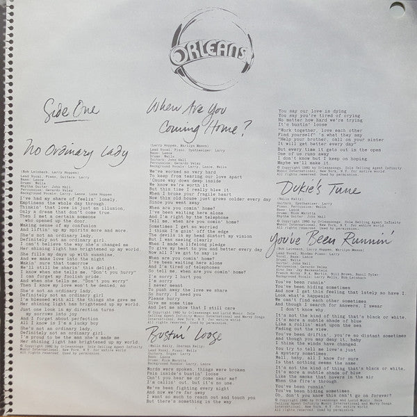 Orleans : Orleans (LP, Album)