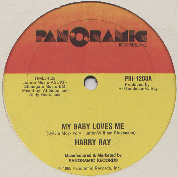 Harry Ray : My Baby Loves Me (12")