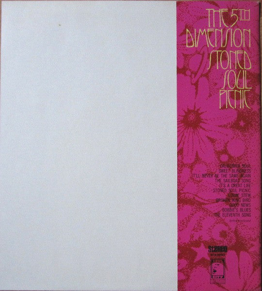 The Fifth Dimension : Stoned Soul Picnic (LP, Album, Res)