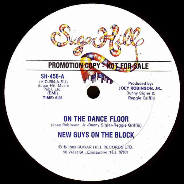 New Guys On The Block : On The Dance Floor (12", Promo)