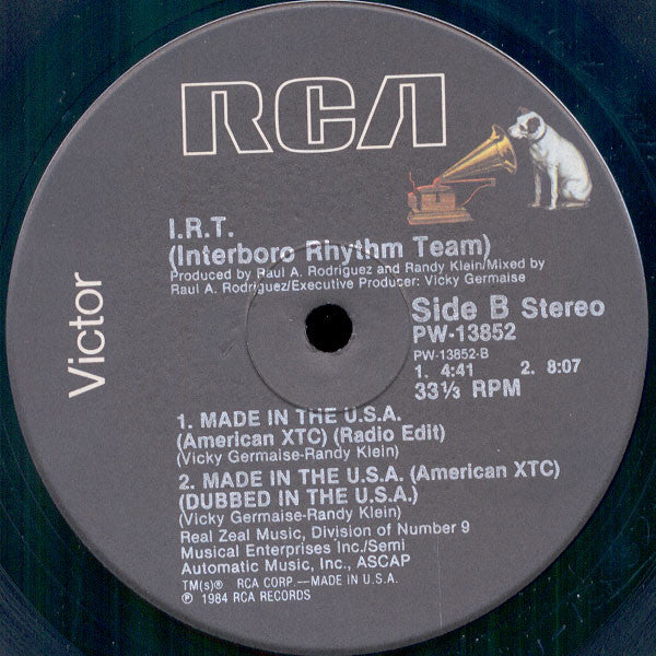 Interboro Rhythm Team : Made In The U.S.A. (American XTC) (12")