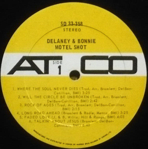 Delaney & Bonnie & Friends : Motel Shot (LP, Album, Gat)