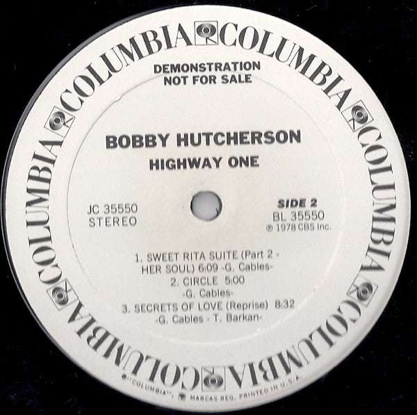 Bobby Hutcherson : Highway One (LP, Album, Promo)