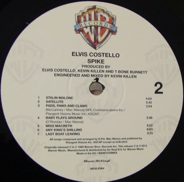 Elvis Costello : Spike (LP, Album, RE)