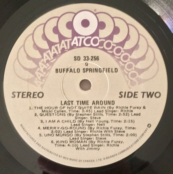 Buffalo Springfield : Last Time Around (LP, Album, RE, Gat)