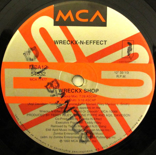 Wrecks-N-Effect : Wreckx Shop (12", Single)