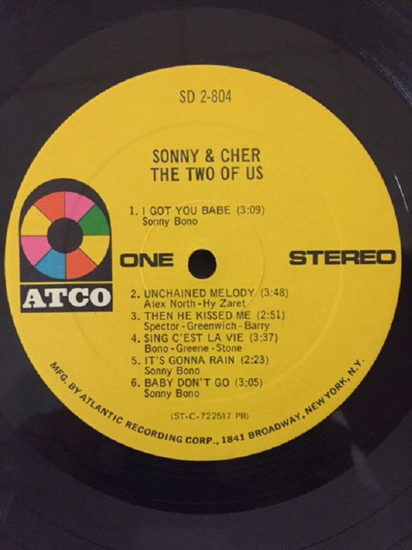 Sonny & Cher : The Two Of Us (2xLP, Comp, PR )