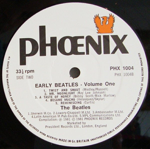 The Beatles : Early Years (1) (LP, Comp, Bla)