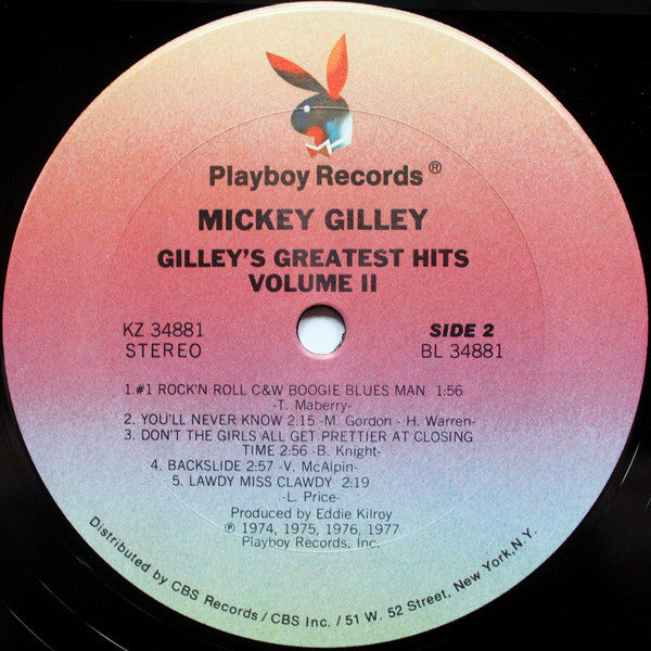 Mickey Gilley : Greatest Hits, Vol. II (LP, Comp, Ter)