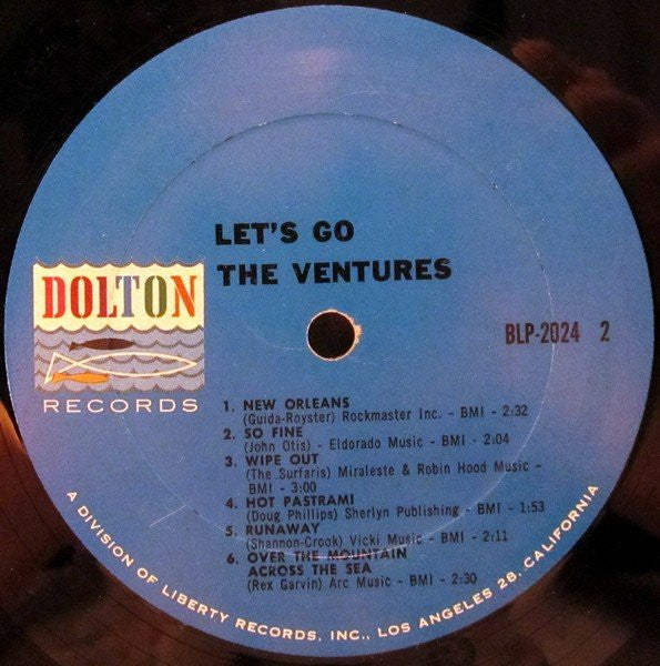 The Ventures : Let's Go! (LP, Album, Mono)