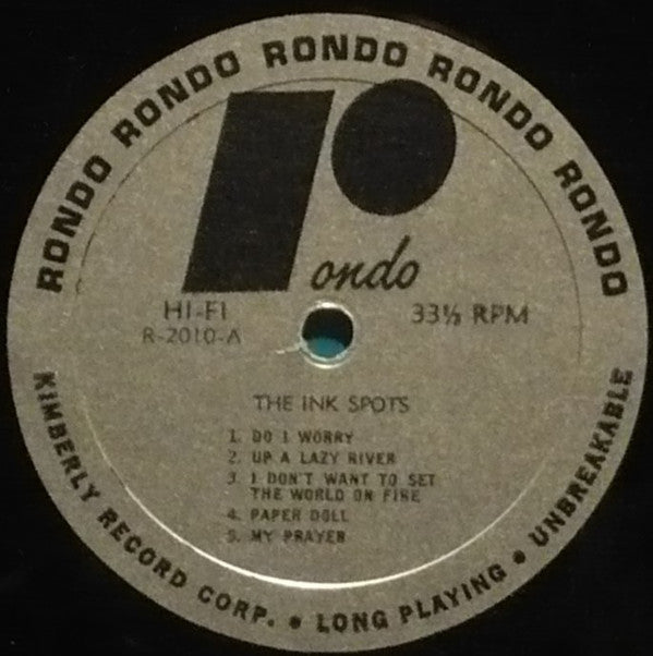 The Ink Spots (2) : In The Spotlite! (LP, Comp, Mono)