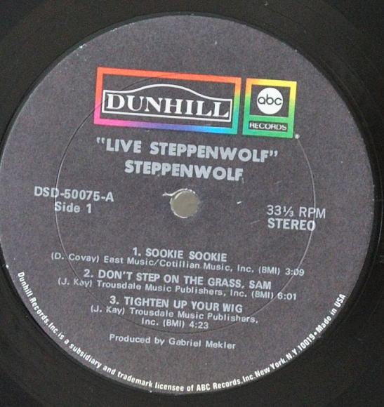 Steppenwolf : Live (2xLP, Album, Gat)