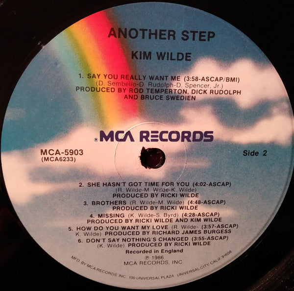Kim Wilde : Another Step (LP, Album, Glo)