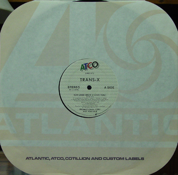 Trans-X : Ich Liebe Dich (I Love You) / Living On Video (Canadian Mix) (12", Promo)
