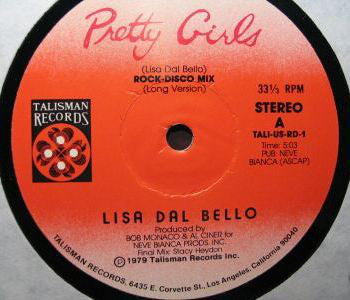 Lisa Dal Bello : Pretty Girls (12", Single)
