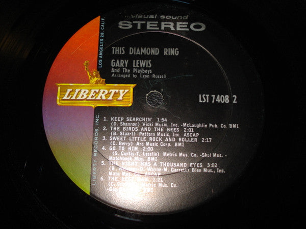 Gary Lewis & The Playboys : This Diamond Ring (LP, Album, Pit)