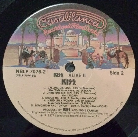Kiss : Alive II (2xLP, Album, PRC)