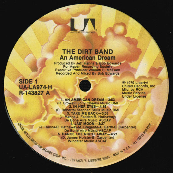 The Dirt Band : An American Dream (LP, Album, Club, Ind)