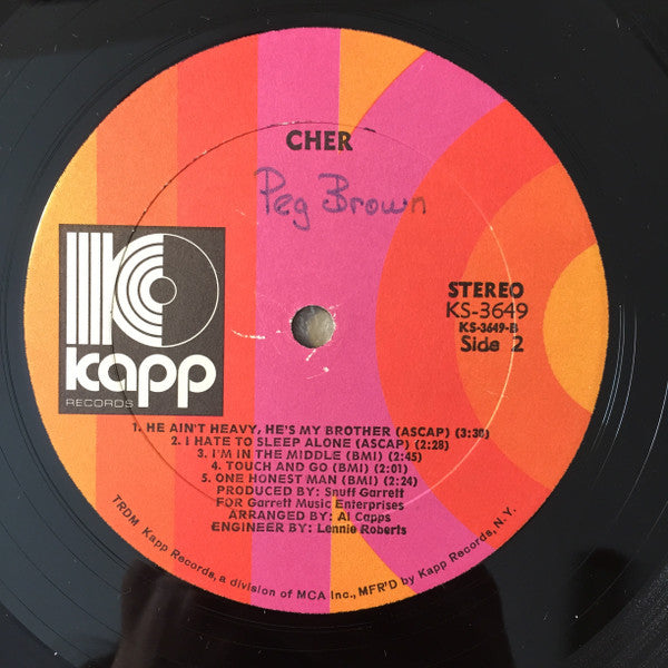 Cher : Cher (LP, Album)