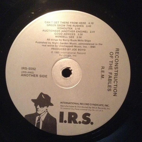 R.E.M. : Fables Of The Reconstruction / Reconstruction Of The Fables (LP, Album)