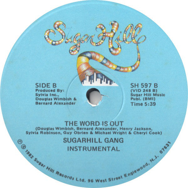 Sugarhill Gang : The Word Is Out (12")