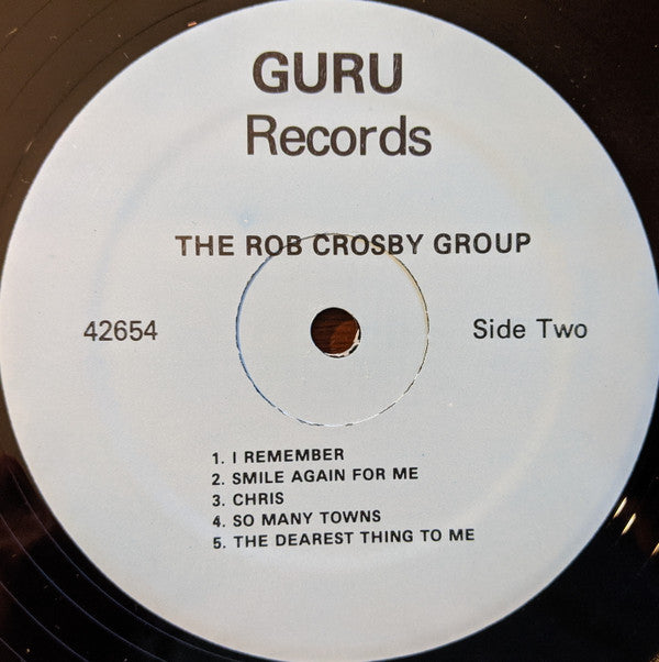 Rob Crosby Group : The Rob Crosby Group (LP, Album)
