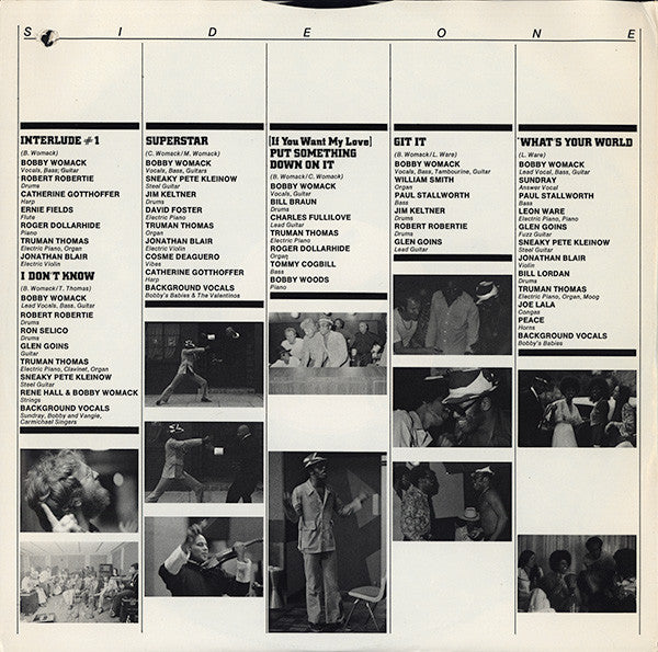 Bobby Womack : I Don't Know What The World Is Coming To (LP, Album, Res)