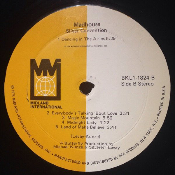 Silver Convention : Madhouse (LP, Album)