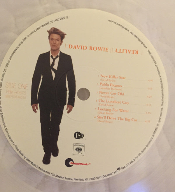 David Bowie : Reality (LP, Album, Ltd, RE, Cle)