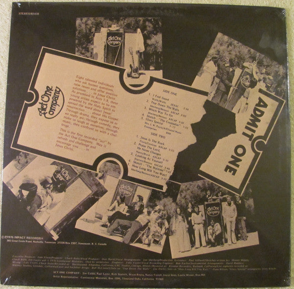 Act One Company : Music-Drama-Comedy (LP)