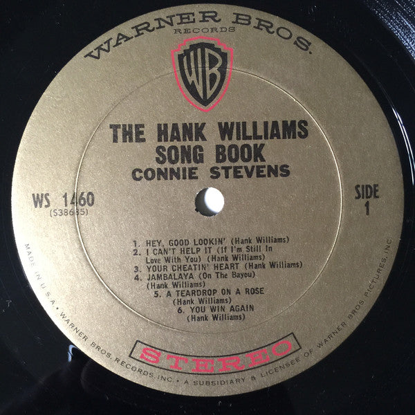 Connie Stevens : The Hank Williams Song Book (LP)