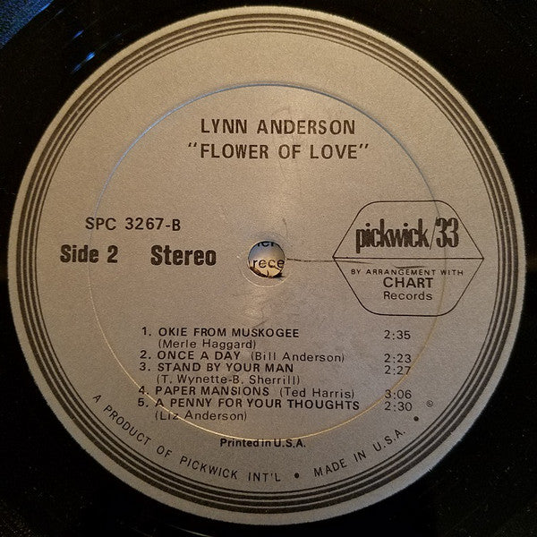 Lynn Anderson : Flower Of Love (LP, Album, Comp)